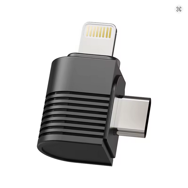 OTG Converter for Ulanzi A100 Microphone – Lightning to Type-C Adapter for iPhone